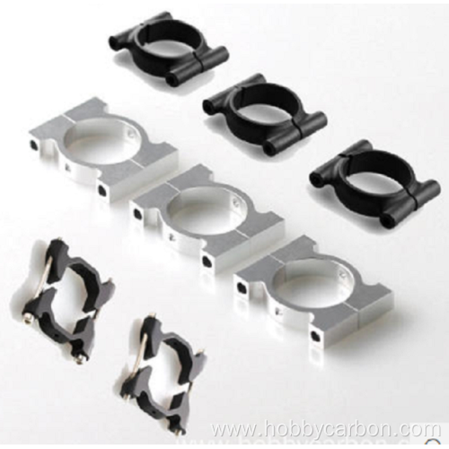 cnc aluminum adjustable octagonal carbon fiber tube clamp